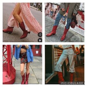 Red Laredo Cowboy Boots. Size 9.